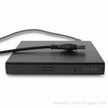 USB2.0 External CD-RW Drive, 24x CD-R Reading and 16x CD-RW Writing Speed, OEM Orders Welcomed